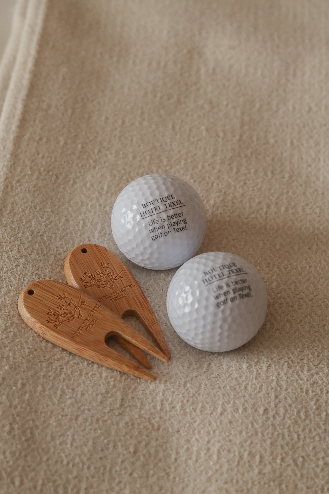Set golfballen & pitchforken