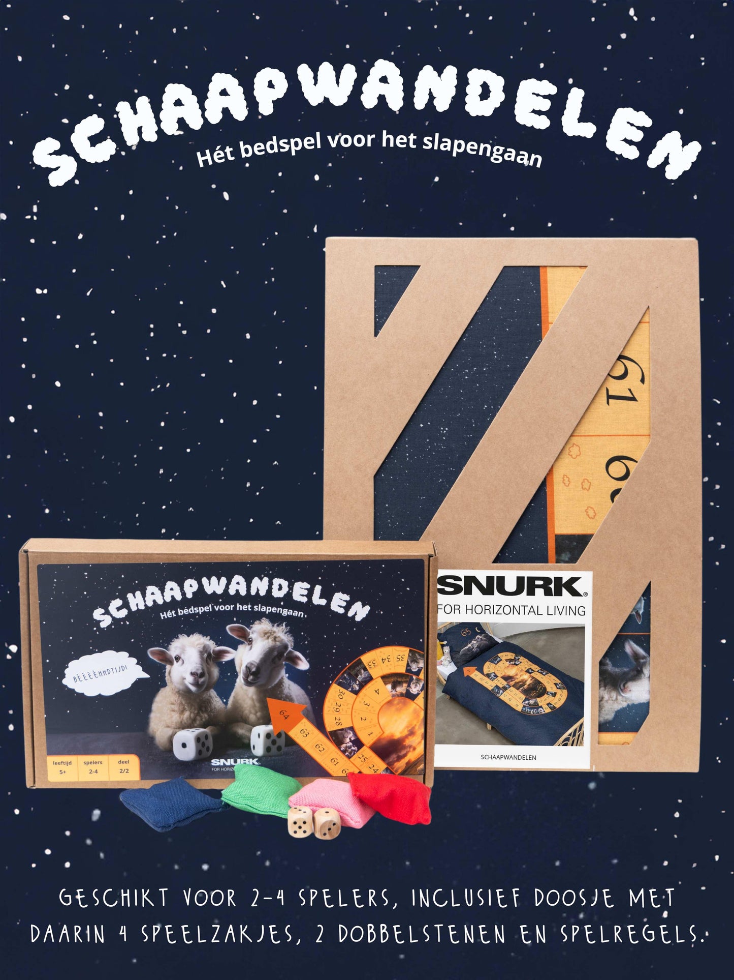 Schaapwandelen dekbedovertrek Snurk