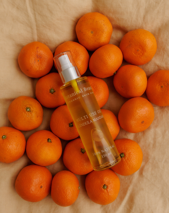 Multi Use Oil Calendula Mandarijn Botanical Beauty 150 ML