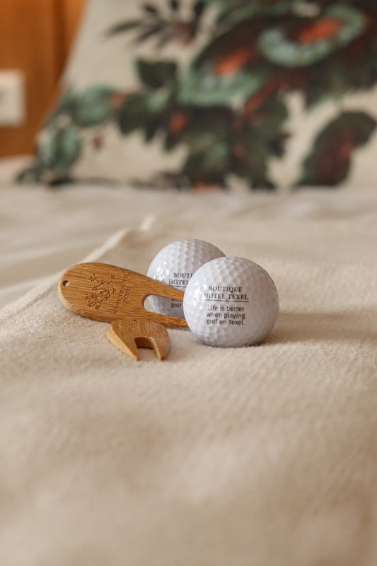 Set golfballen & pitchforken