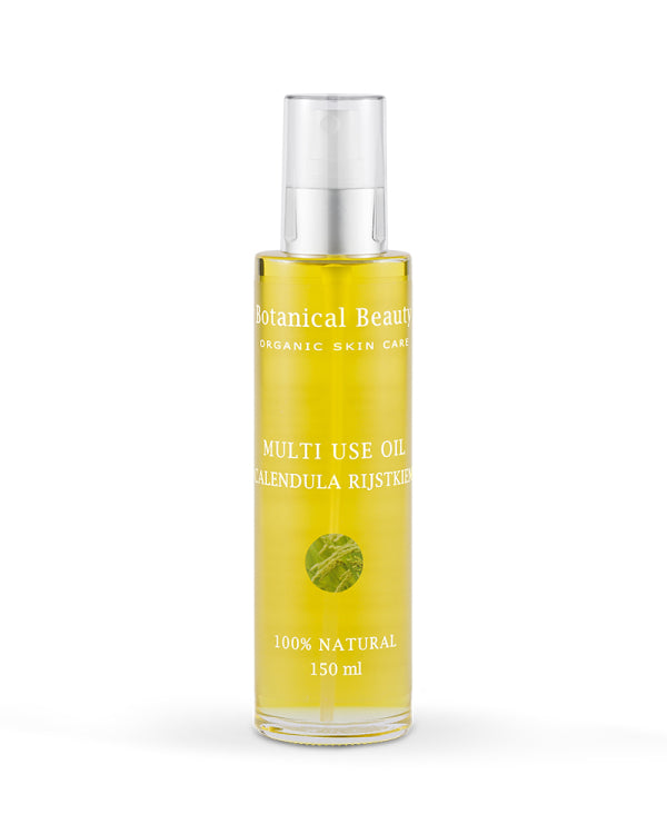 Multi Use Oil Calendula Rijstkiem Botanical Beauty 150 ML