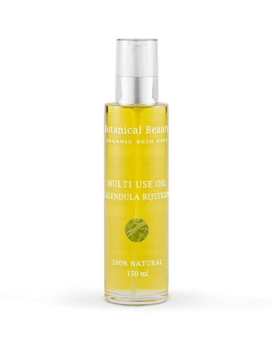 Multi Use Oil Calendula Rijstkiem Botanical Beauty 150 ML